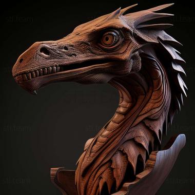 3D model Hesperonychus (STL)